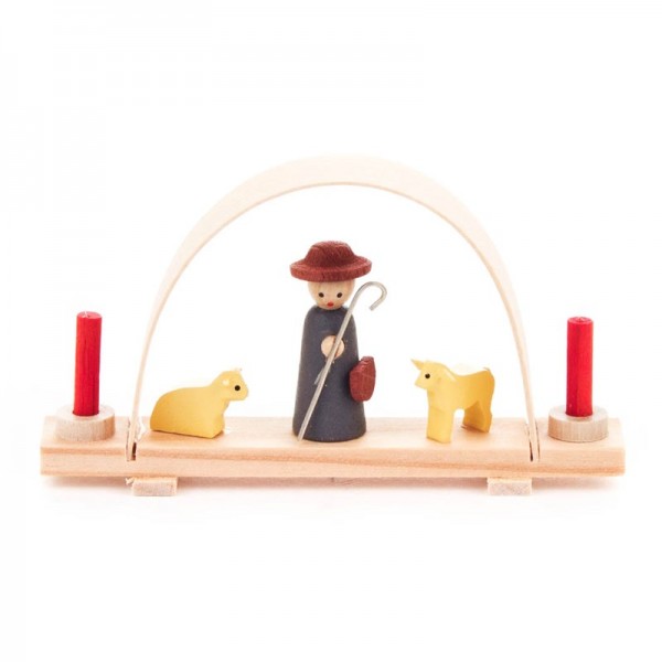 Dregeno Erzgebirge - Miniatur-Schwibbogen mit Schäferei