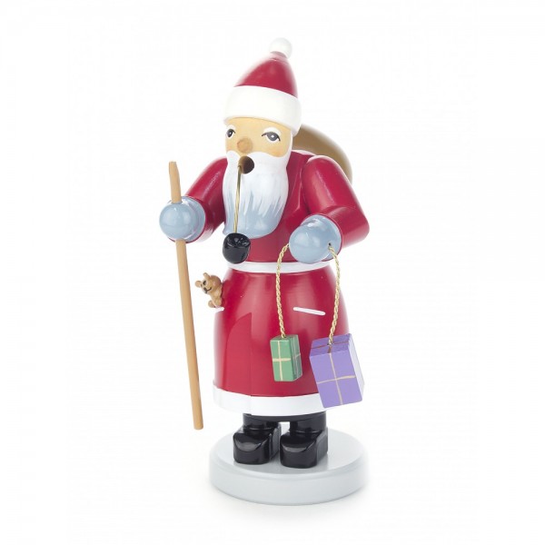 Dregeno Erzgebirge - Räuchermann Weihnachtsmann - 18cm