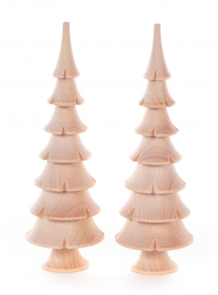 Dregeno Erzgebirge - Massivholzbäume natur, 14,5 cm (2)