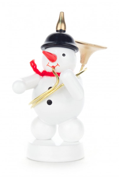 Dregeno Erzgebirge - Schneemann mit Sousaphon