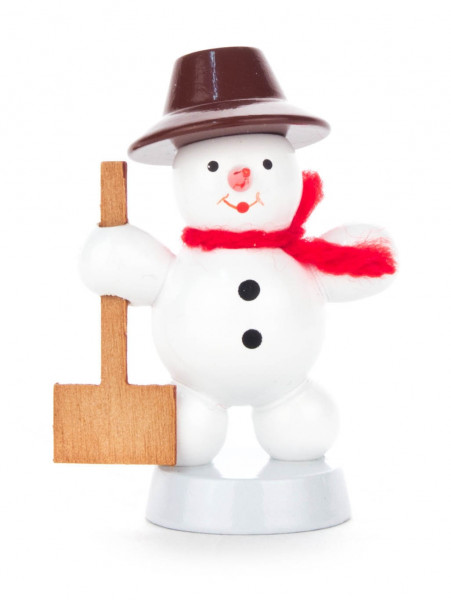 Dregeno Erzgebirge - Schneemann mit Schaufel