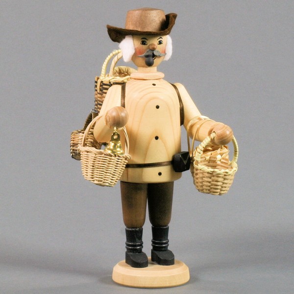 Dregeno Erzgebirge - Räuchermann Korbhändler - 20cm