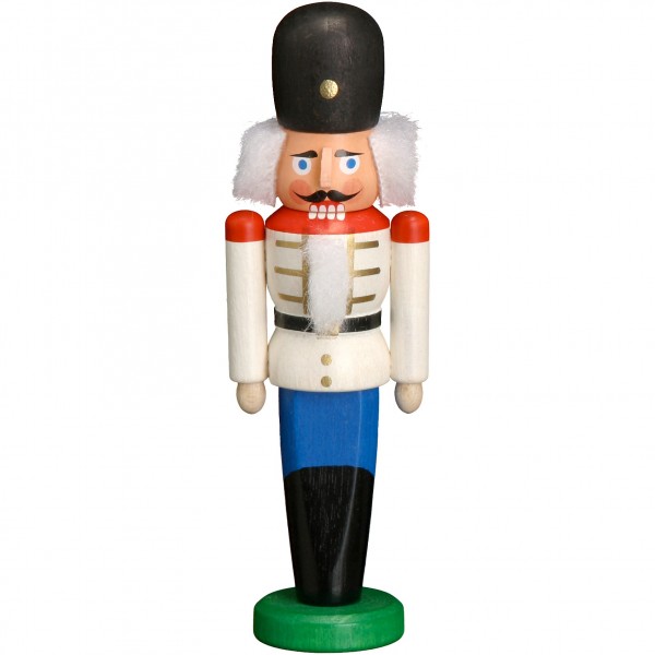 Mini-Nussknacker - Däne Weiss 9cm