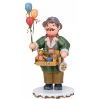 Hubrig Neuheit 2016 - Winterkinder Räuchermann Spielzeughändler, 20cm Hubrig Neuheit 2016 - Winterkinder Räuchermann Spielzeughändler, 20cm