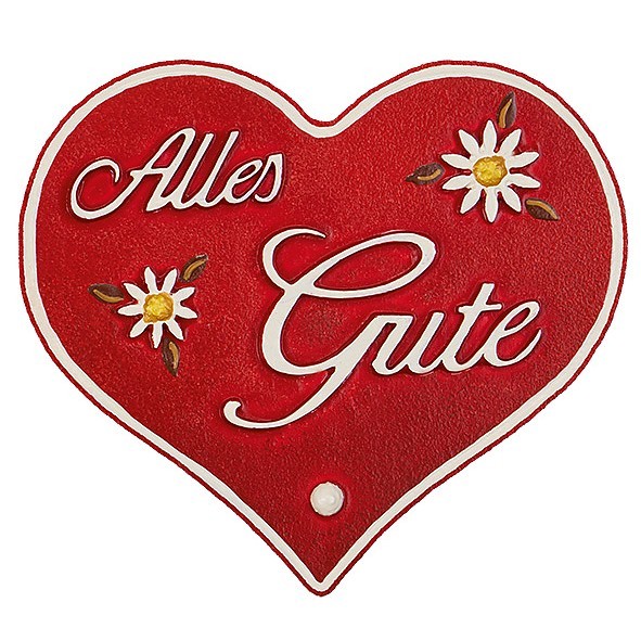 Hubrig Hubiduu Magnetpin-Herzen - Alles Gute