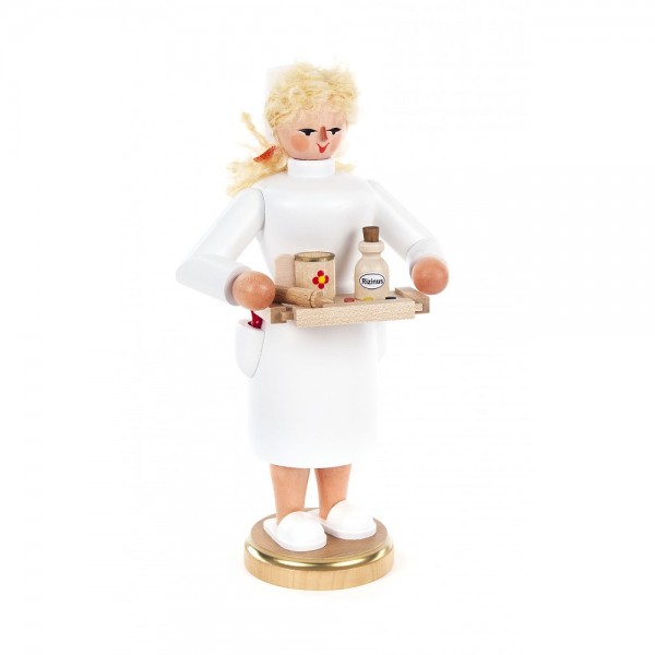 Dregeno Erzgebirge - Räucherfrau Krankenschwester - 21cm