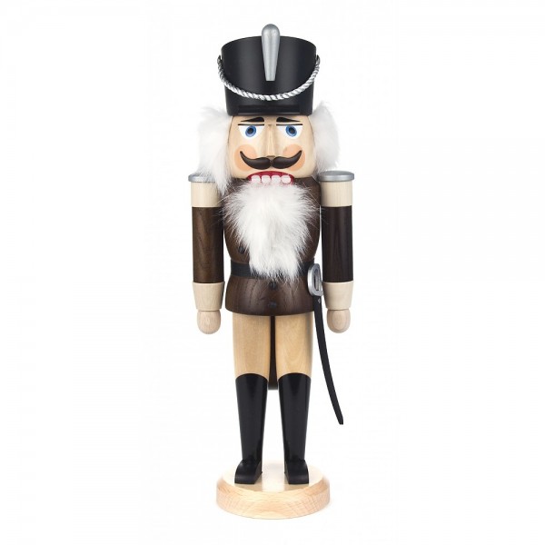 Dregeno Erzgebirge - Nussknacker Husar braun lasiert - 37cm