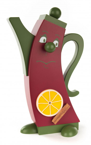 Dregeno Erzgebirge - Räucherfigur Kanne »Glühwein«