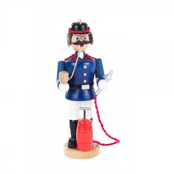 Dregeno Erzgebirge - Räuchermann Feuerwehrmann - 21cm