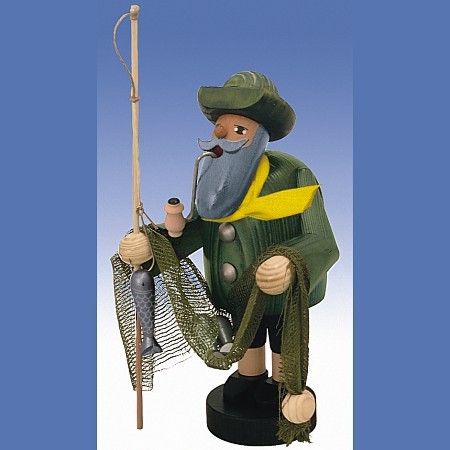 KWO Räuchermann Erzgebirge Fischer 18cm