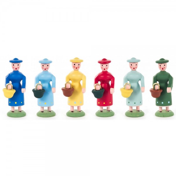 Dregeno Erzgebirge - Miniatur Bergaufzug Frauengruppe