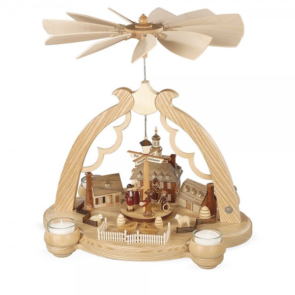 Müller Pyramide Ein koloniales Dorf Spitzbogen 36cm