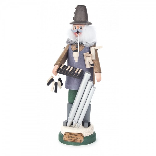 Dregeno Erzgebirge - Räuchermann Gottfried Silbermann - 27cm