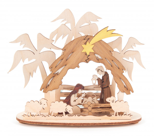 Dregeno Erzgebirge - Teelichthalter Christi Geburt