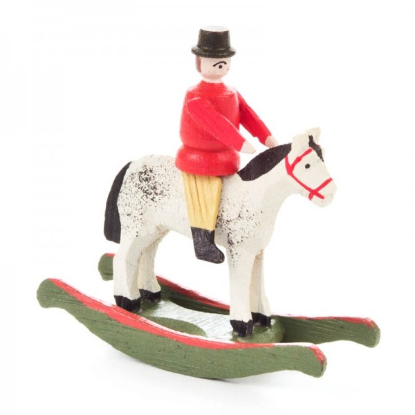 Dregeno Erzgebirge - Miniatur-Schaukelreiter, sortiert