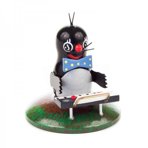Dregeno Erzgebirge - Miniatur-Maulwurf, Musikant, Alphorn