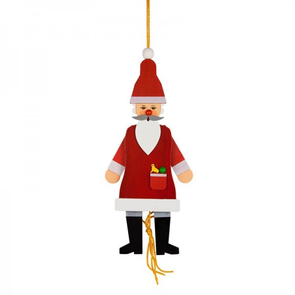 Dregeno Erzgebirge - Miniatur-Hampelmann Weihnachtsmann