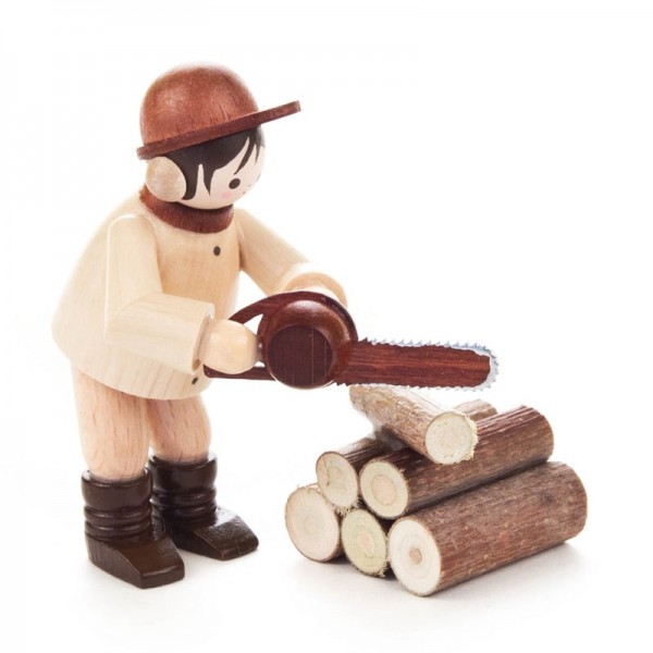 Dregeno Erzgebirge - Miniatur-Kettensäger, 2-teilig