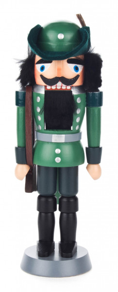Dregeno Erzgebirge - Nussknacker Förster grün, 19 cm