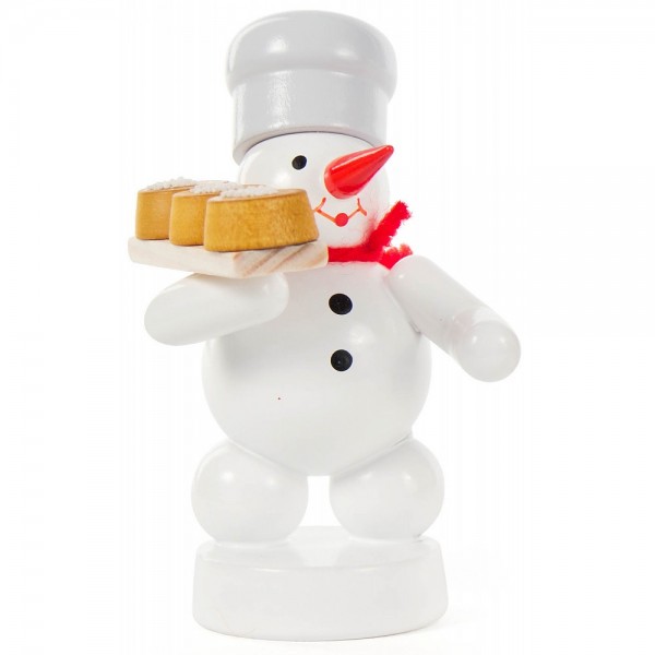 Dregeno Erzgebirge - Schneemann mit Kuchen