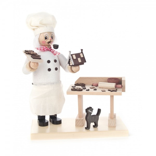 Dregeno Erzgebirge - Räuchermann Zuckerbäcker - 21cm